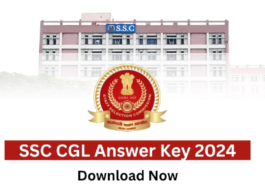 SSC CGL Answer Key 2024